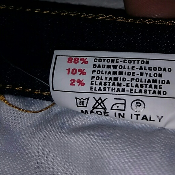 DEAD STOCK VINTAGE NWOT LONG ~ Miss 60 ~ Dark Wash Boot / Distressed Denim - Picture 4 of 8