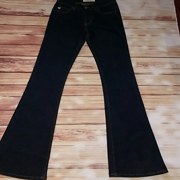 DEAD STOCK VINTAGE NWOT LONG ~ Miss 60 ~ Dark Wash Boot / Distressed Denim - Picture 8 of 8