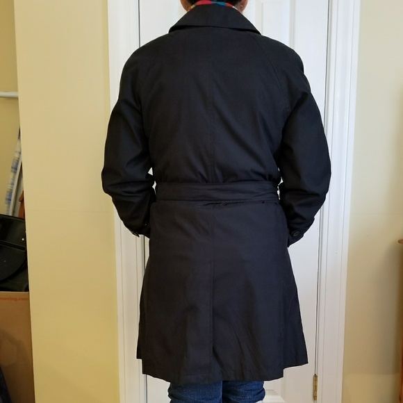 London Fog belted trench. Black. Size SP - Picture 8 of 8