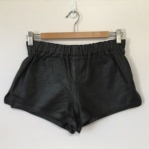Leather Shorts