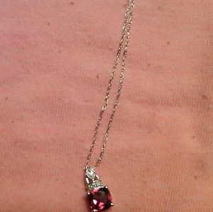 Ruby ring and necklace