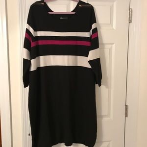 Lane Bryant, Black sweater dress, Size 22/24
