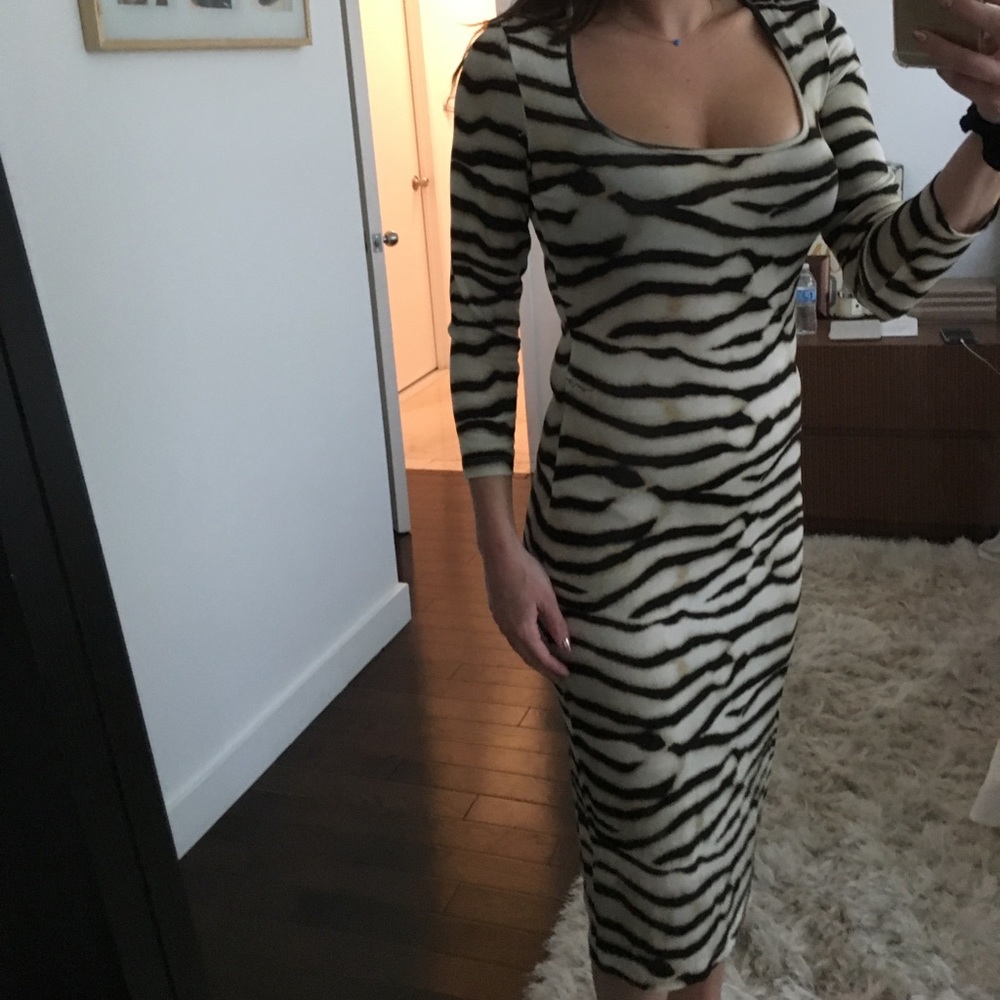 Roberto Cavalli Print Dress