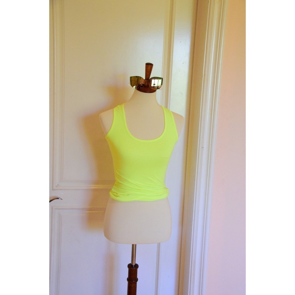 ⚡️Neon tank top with Lace Back⚡️