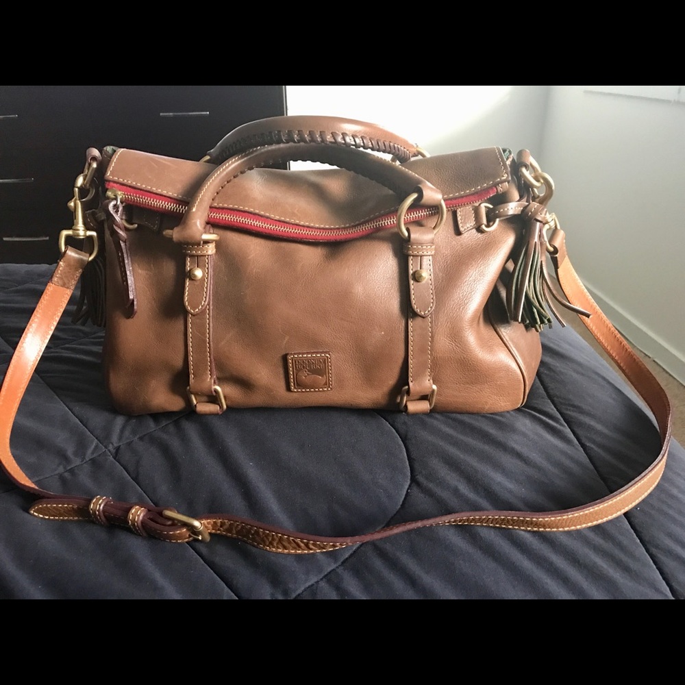 Dooney and Bourke Florentine Satchel (Taupe)