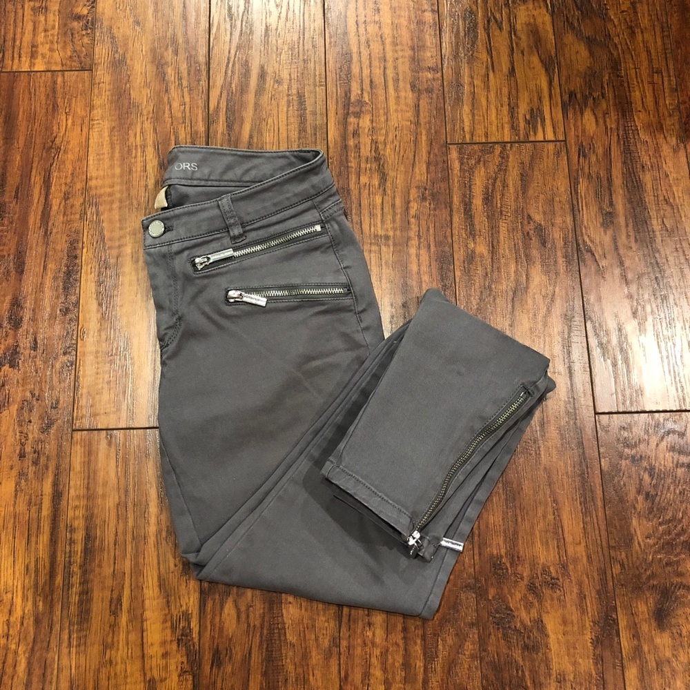 Grey Skinny Jeans- Zips on ankles - Picture 2 of 5
