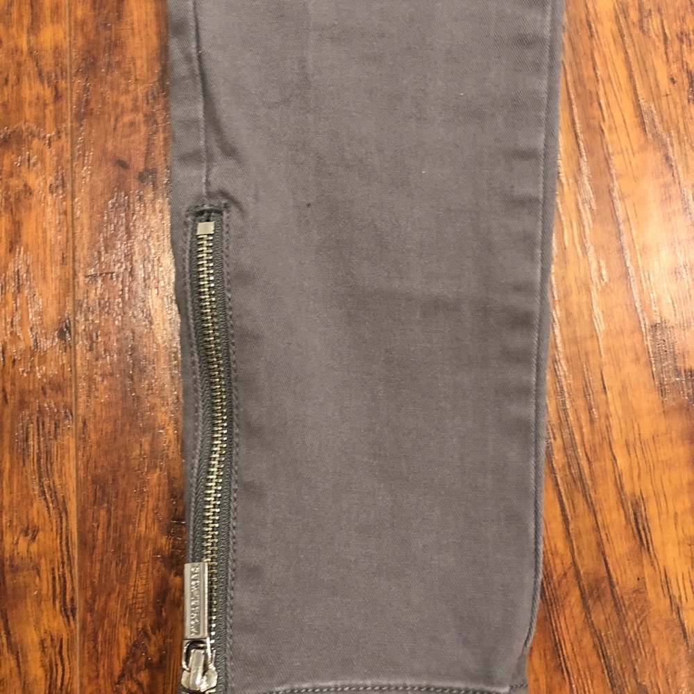 Grey Skinny Jeans- Zips on ankles - Picture 3 of 5