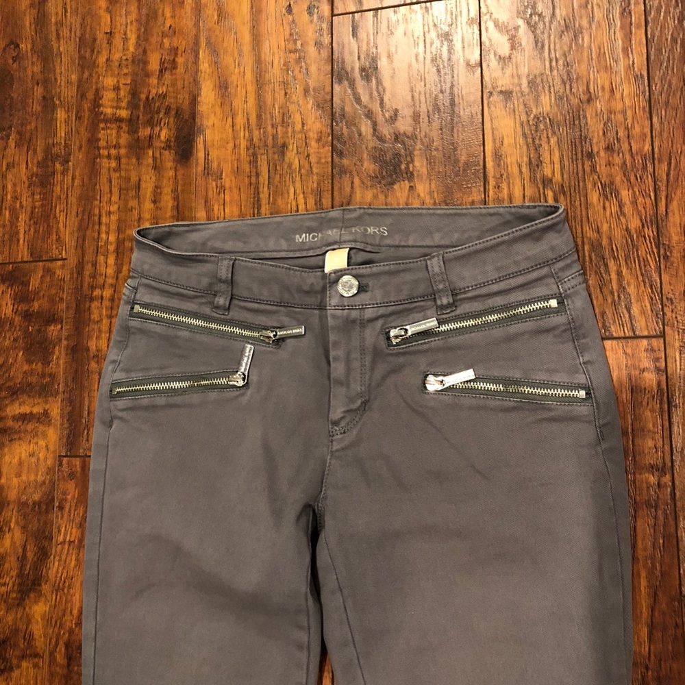 Grey Skinny Jeans- Zips on ankles - Picture 4 of 5