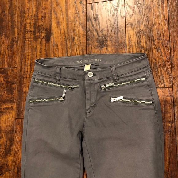 Grey Skinny Jeans- Zips on ankles - Picture 4 of 5