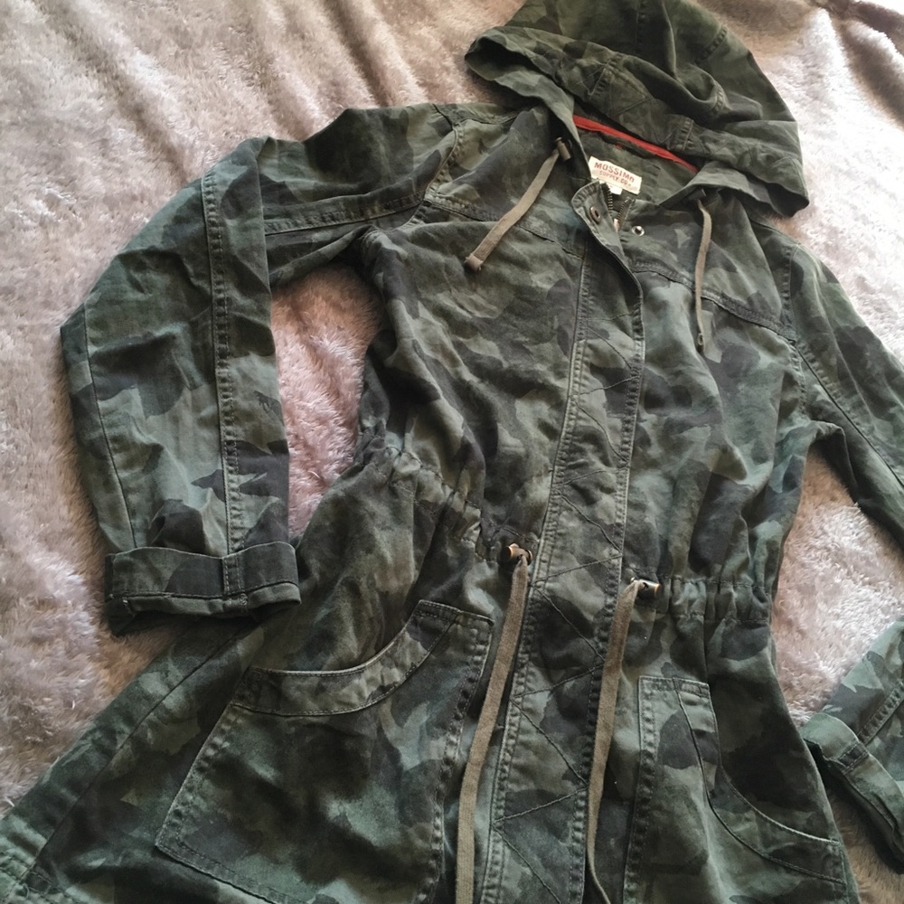 Mossimo Junior's Anorak Camo jacket