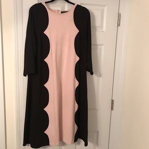 Eloquii, pink and black dress, Size 22