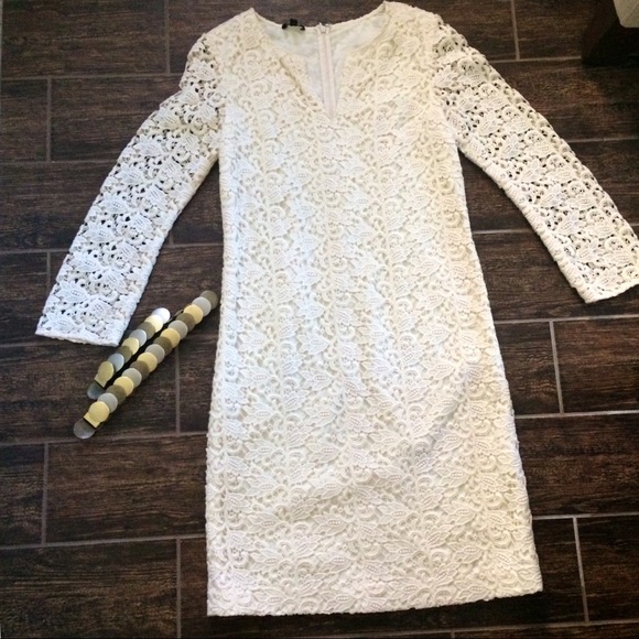 Talbots Dresses & Skirts - ✨NEVER WORN✨ Talbots Lace Midi Dress❤️❤️
