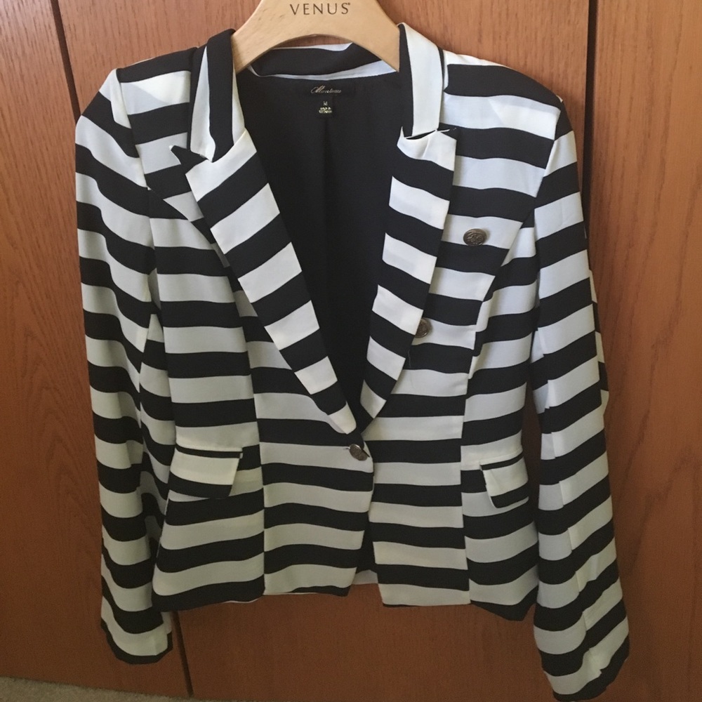 Black and White Blazer