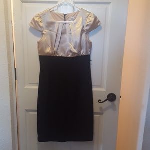 Gold and black Dress barn dress
