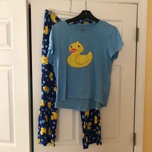 Rubber ducky pajamas 🦆