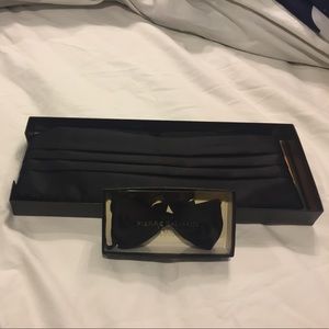 Formal cummerbund and bow tie