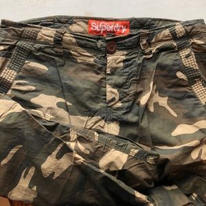 Superdry men's camo cargo pants