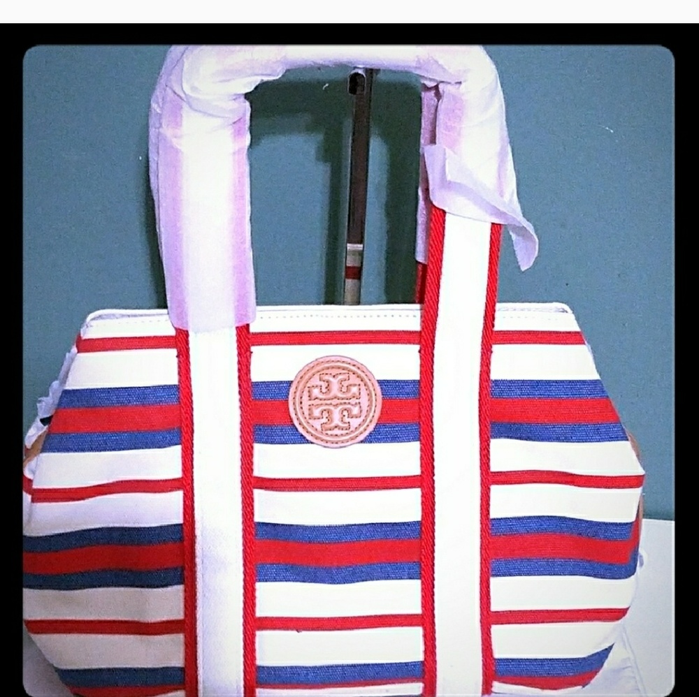 NWT Tory Burch Stripped Nautical Tote