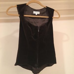 Anne Fontaine velvet vest