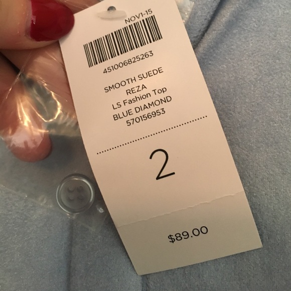 Chicos faux suede blouse - Picture 4 of 5