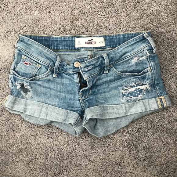 Hollister Pants - Hollister denim shorts