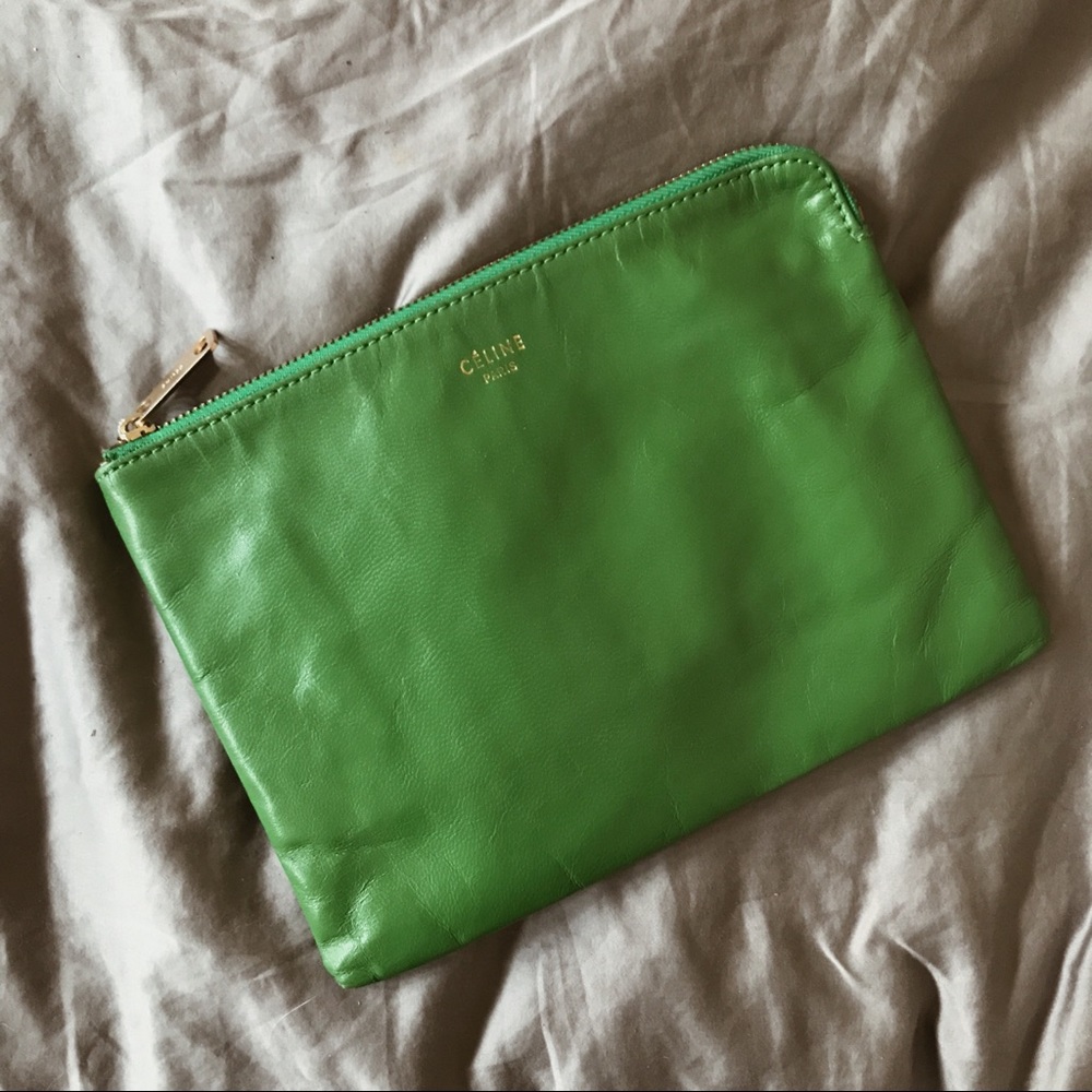 SOLD Celine Clutch in Lambskin - Picture 1 of 6