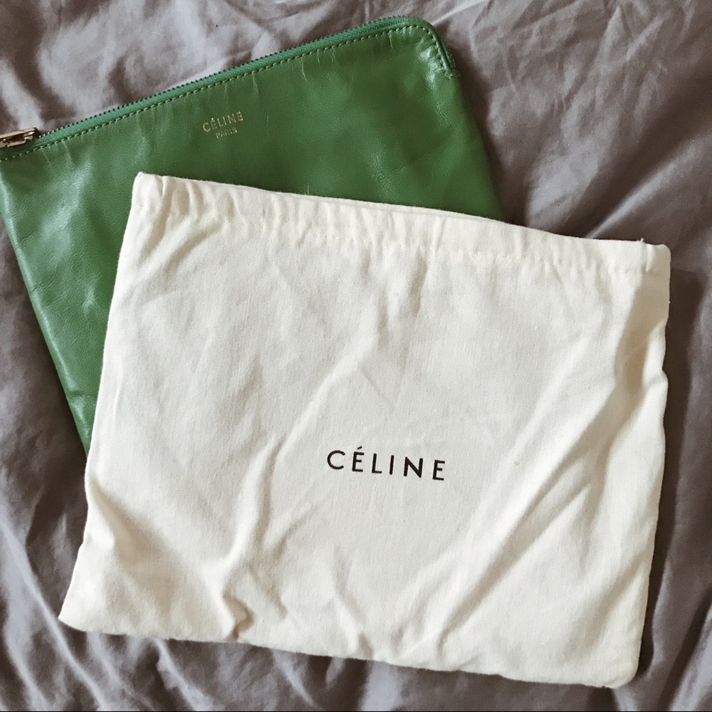 SOLD Celine Clutch in Lambskin - Picture 3 of 6