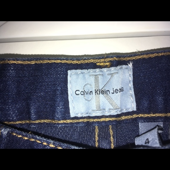 Calvin Klein bootcut jeans, dark vintage wash, 4 - Picture 4 of 4