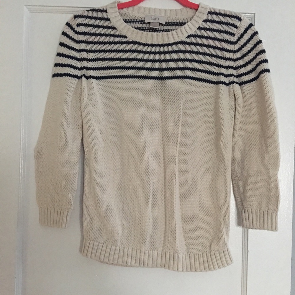 Loft 3/4 sleeve sweater