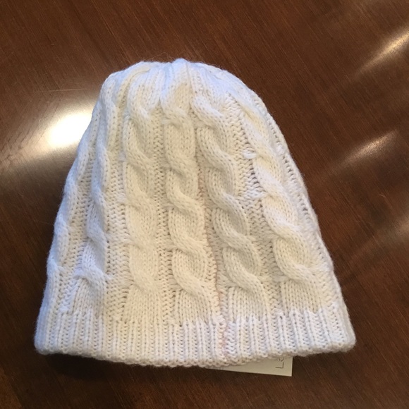 Lemon Cable Knit Beanie Reversible - Picture 2 of 3