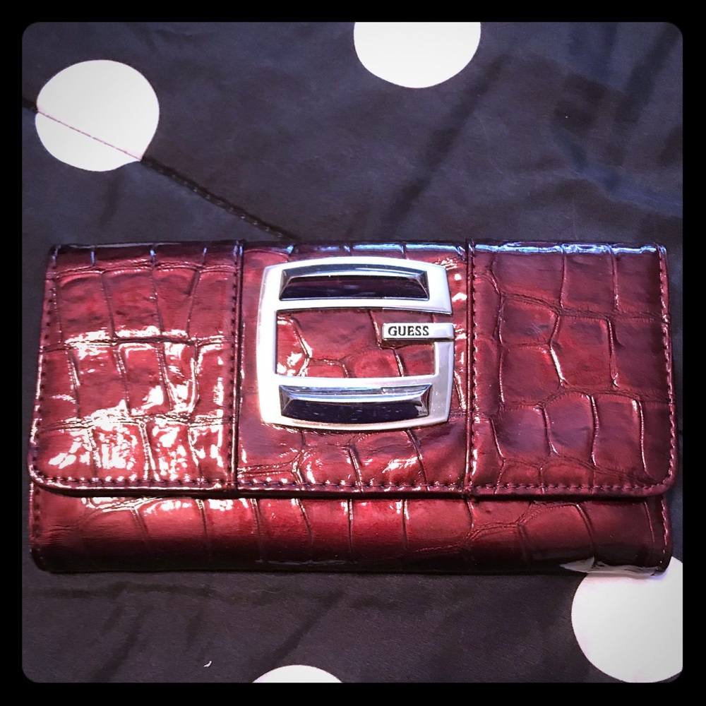 patent leather wallet