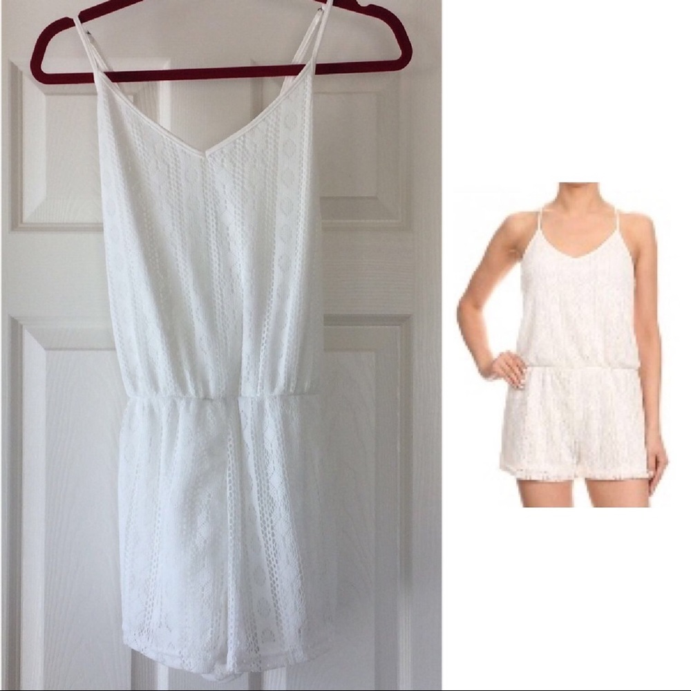 Lace Crochet Romper