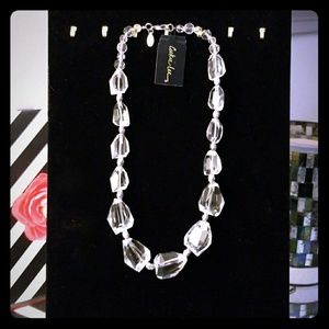 Cookie Lee glass beaded necklace