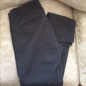 J. Crew Bennett chino. Steel gray.