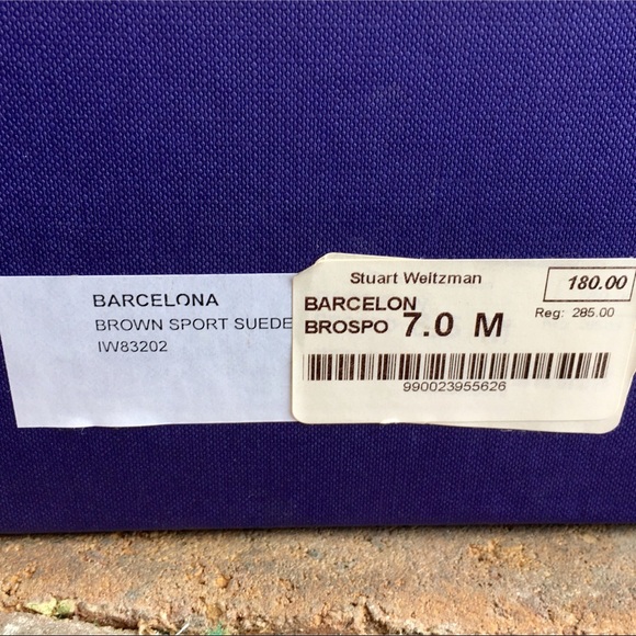 Barcelona shearling suede mules clogs studded - Picture 4 of 4