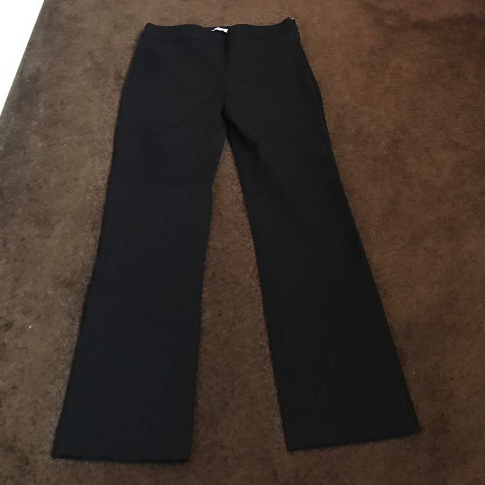Mango fitted straight leg pants.