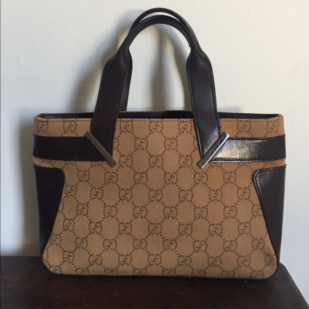 Beautiful, authentic vintage Gucci GG mini tote