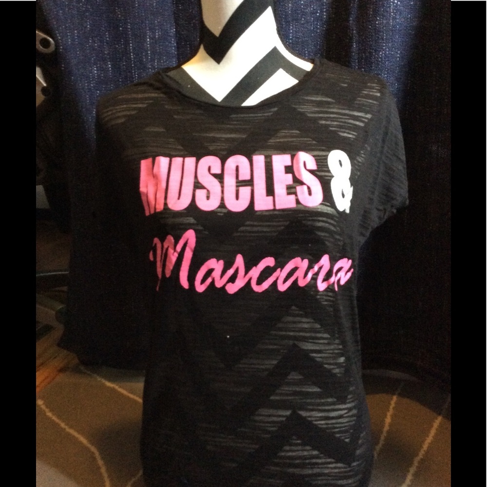 Atmosphere Workout Muscles and Mascara top