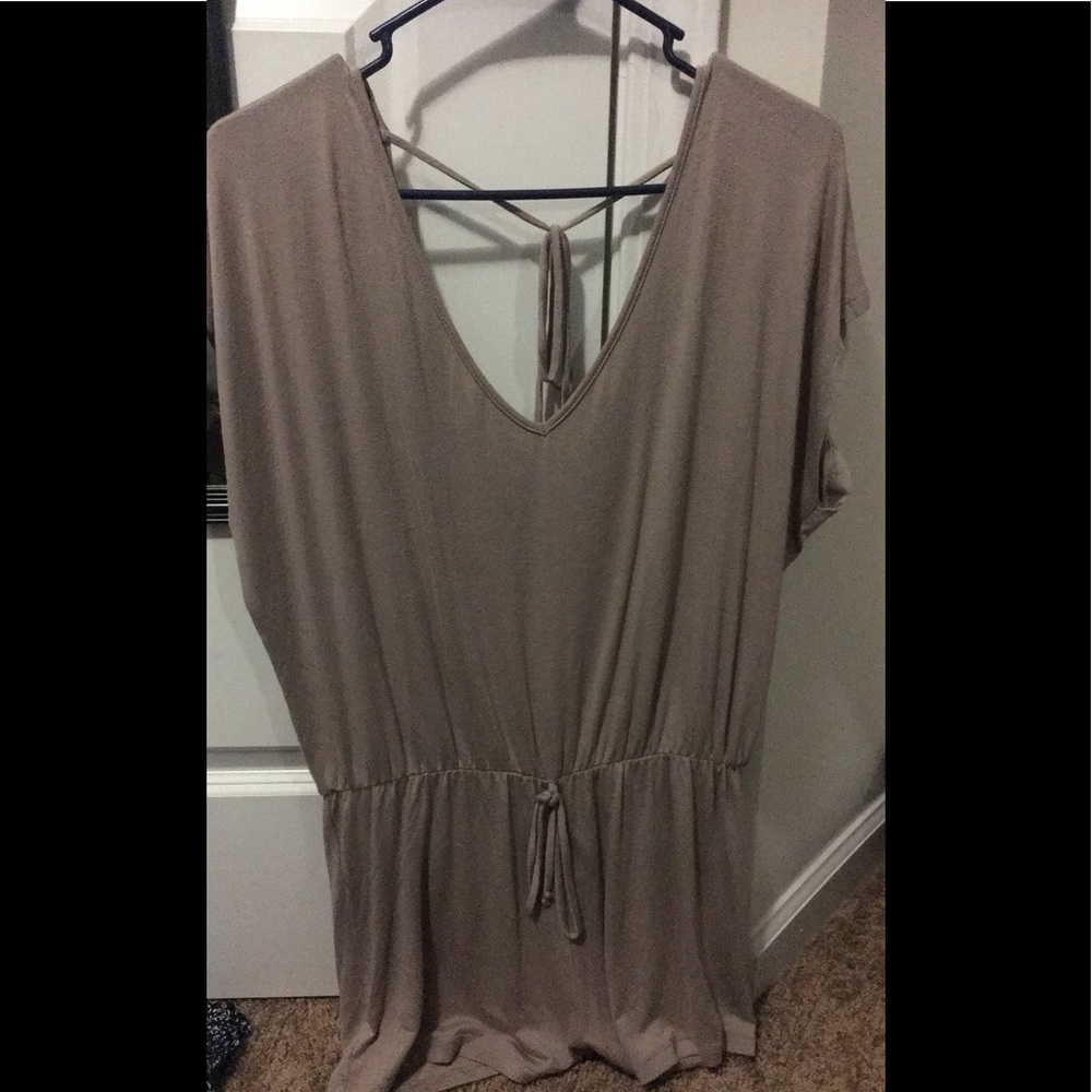 Nude/tan romper