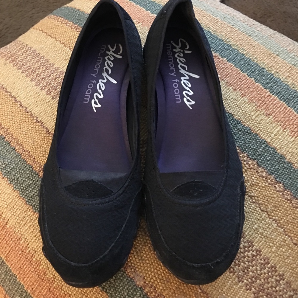 Skechers memory foam slip ons