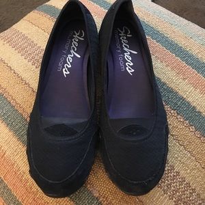 Skechers memory foam slip ons