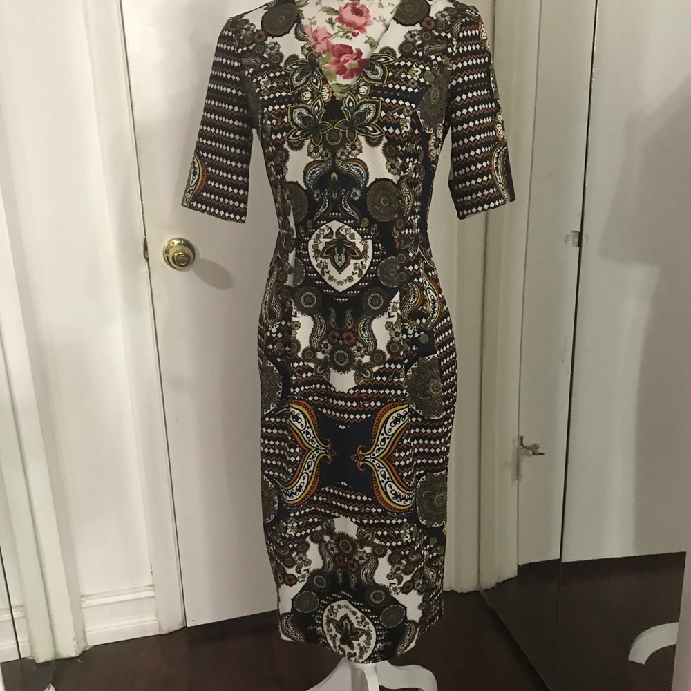 Paisley Print Asos Wiggle Dress.