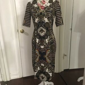 Paisley Print Asos Wiggle Dress.