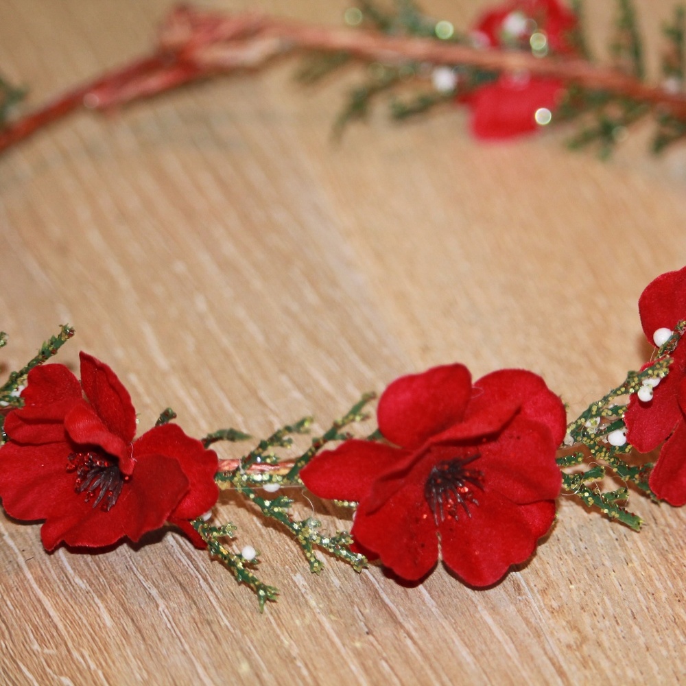 Red Holiday Crown