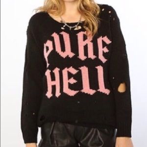 Unif pure hell sweater