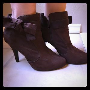 Brown booties
