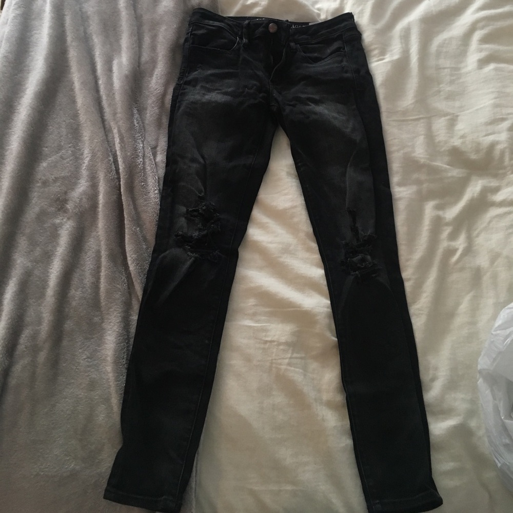 Black High Rise Jeans