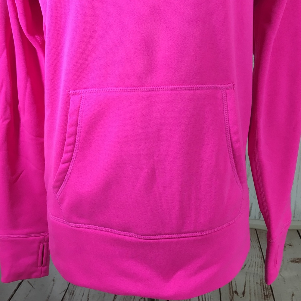 Nike Pink Embroidered Hoodie w/ Thumbholes Medium - Picture 3 of 8