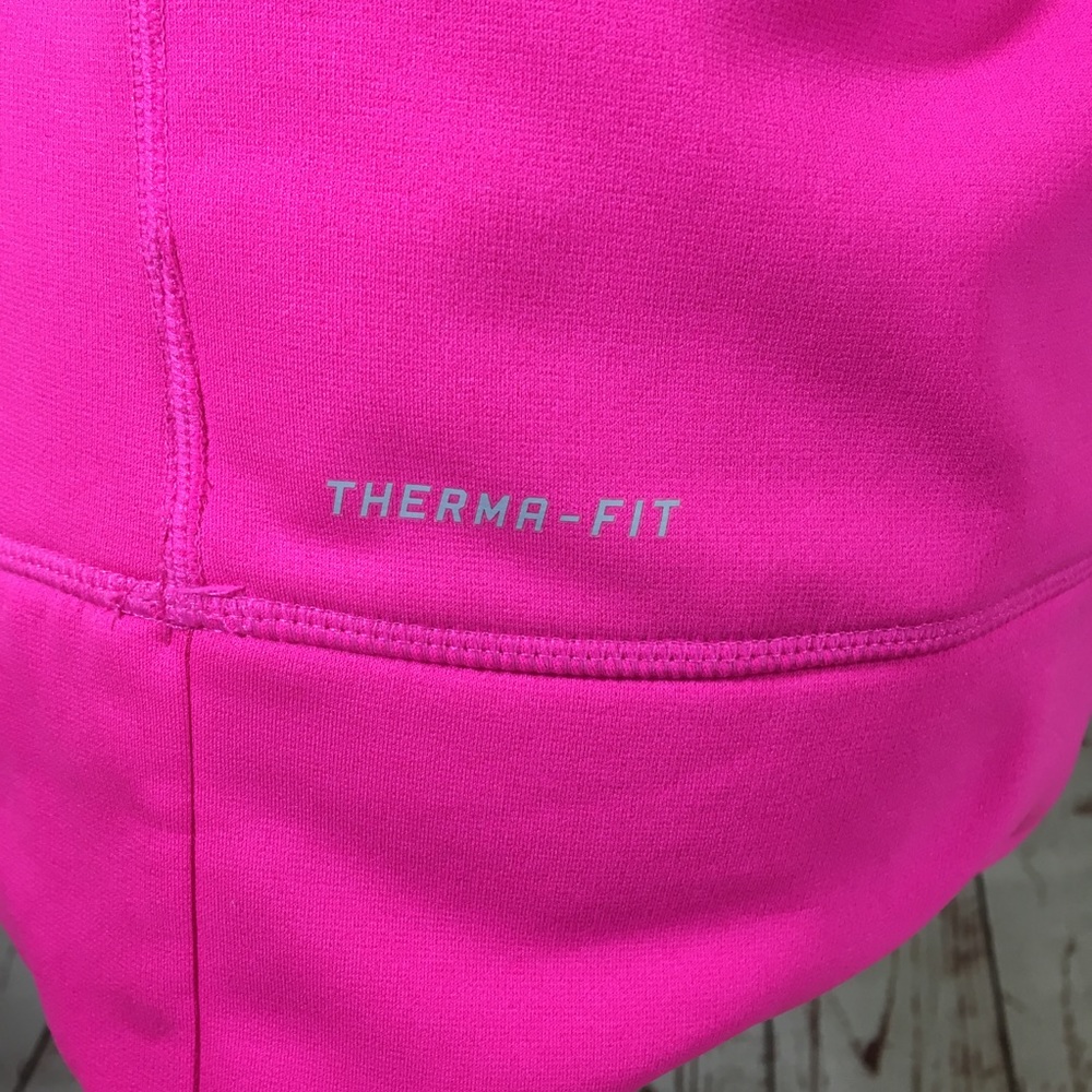 Nike Pink Embroidered Hoodie w/ Thumbholes Medium - Picture 4 of 8