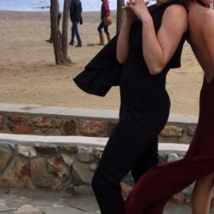 ASOS Black Cape Jumpsuit